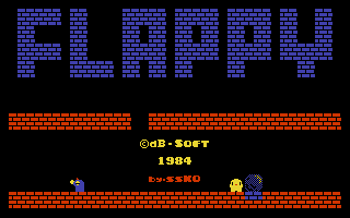 Flappy (Sharp MZ-80K/700/800/1500) screenshot: Title screen