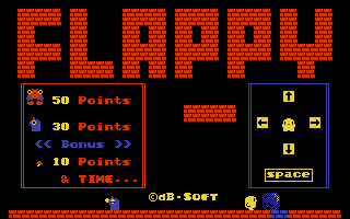 Flappy (Sharp MZ-80K/700/800/1500) screenshot: Scoring screen