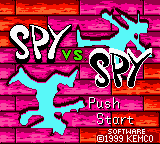 Spy vs Spy (Game Boy Color) screenshot: And they died sadly ever after (title screen)