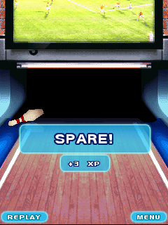 Let's Go Bowling (J2ME) screenshot: Spare!