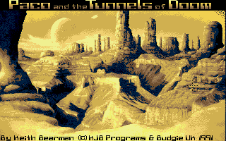 Paco and the Tunnels of Doom (Atari ST) screenshot: Title screen