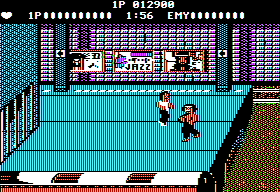 Renegade (Apple II) screenshot: Boss fight