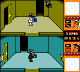 Spy vs Spy (Game Boy Color) screenshot: White: why am I so blue...
