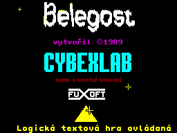 Belegost (ZX Spectrum) screenshot: Title Screen