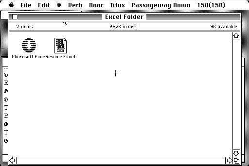 Quarterstaff (Macintosh) screenshot: Boss key