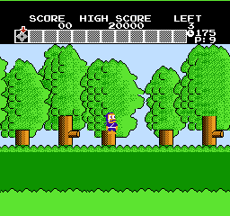 Screenshot of Ninja Hattori-kun (NES, 1986) - MobyGames