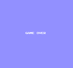 Ninja Hattori-kun (NES) screenshot: Game over