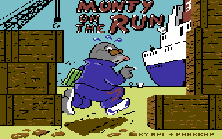 Monty on the Run (Commodore 64) screenshot: Loading screen