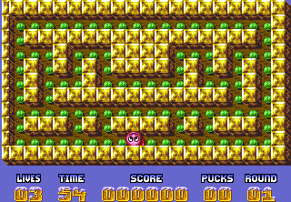 Super Nibbly (Amiga) screenshot: Level 1