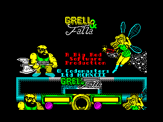 Grell and Fella (ZX Spectrum) screenshot: Title screen