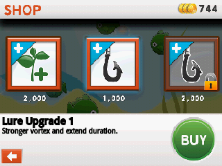 Grow (Android) screenshot: The shop, for buying upgrades.
