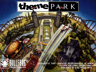 Theme Park (PlayStation) screenshot: Title Screen