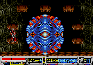 Devastator (SEGA CD) screenshot: It's a boss, but what else?