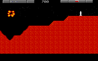 Super Scramble (Atari ST) screenshot: They got me