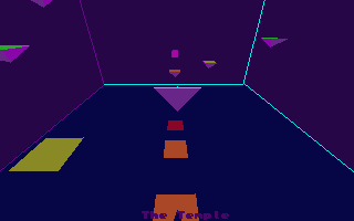 Continuum (Atari ST) screenshot: A room in the meditation area