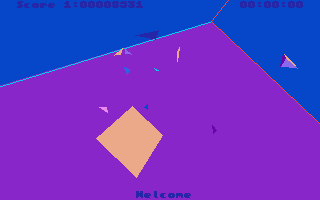 Continuum (Atari ST) screenshot: Game over