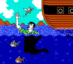 Hook (NES) screenshot: Saved by Tink!