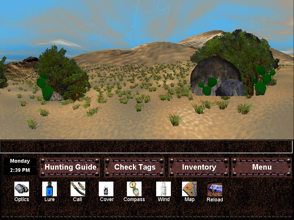 Cabela's Big Game Hunter II (Windows) screenshot: Desert Terrain