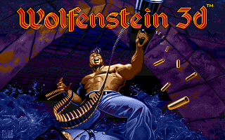 Wolfenstein 3D (Apple IIgs) screenshot: Loading screen