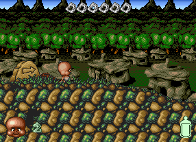 Chuck Rock II: Son of Chuck (Amiga CD32) screenshot: Level 1 start