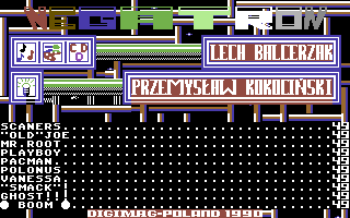 Negatron (Commodore 64) screenshot: Title screen