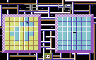 Negatron (Commodore 64) screenshot: Selecting spot