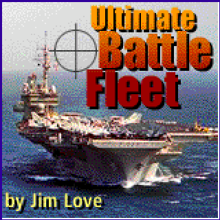 Ultimate Battle Fleet (Palm OS) screenshot: Title screen (colour)