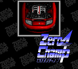 Zero4 Champ (TurboGrafx-16) screenshot: Title screen