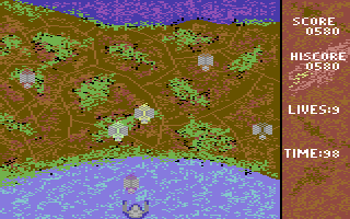 Target (Commodore 64) screenshot: Level 8