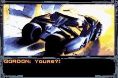 Batman Begins (Game Boy Advance) screenshot: What a shame, no driving level.