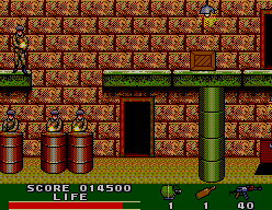 Rambo III (SEGA Master System) screenshot: Level 4