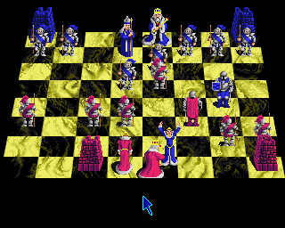 Battle Chess (Acorn 32-bit) screenshot: Check mate