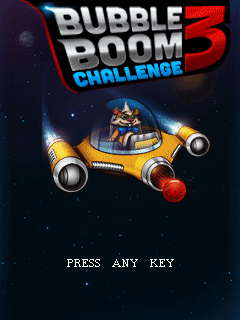 Bubble Boom Challenge 3 (J2ME) screenshot: Title screen