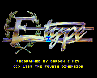 E-Type (Acorn 32-bit) screenshot: Title screen