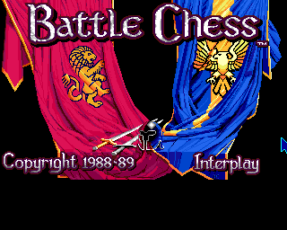 Battle Chess (Acorn 32-bit) screenshot: Title screen