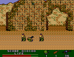 Rambo III (SEGA Master System) screenshot: Level 3