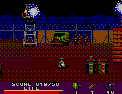 Rambo III (SEGA Master System) screenshot: Level 5