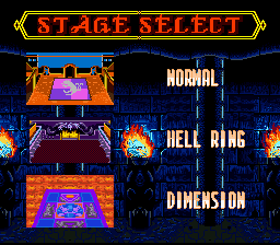 Mutant Fighter (SNES) screenshot: Stage select