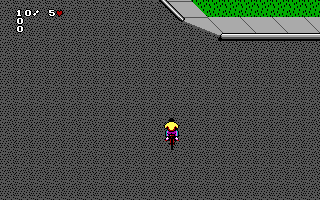 Paperboy 2 (DOS) screenshot: Start Game (EGA)