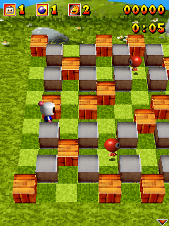 3D Bomberman Atomic (J2ME) screenshot: Starting out