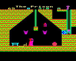 Citadel (BBC Micro) screenshot: The prison is locked