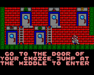 Mad Professor Mariarti (Acorn 32-bit) screenshot: Choose the level