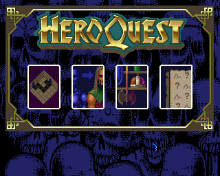 HeroQuest (Acorn 32-bit) screenshot: Title screen
