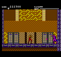 Running Battle (SEGA Master System) screenshot: "Mr. Miracle"