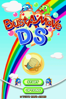 Bust-a-Move DS (Nintendo DS) screenshot: Title Screen