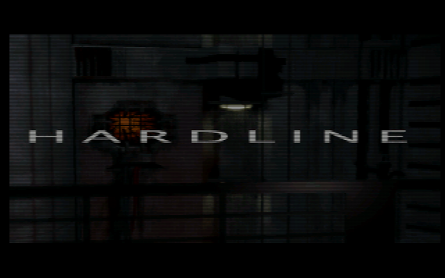 Hardline (DOS) screenshot: Title screen