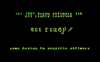 Wizball (DOS) screenshot: Get Ready!