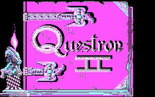 Questron II (DOS) screenshot: Title Screen (CGA)