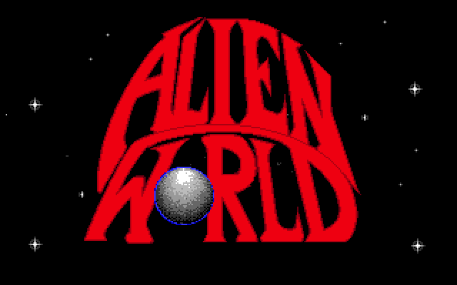 Alien World (Amiga) screenshot: Title