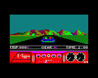 E-Type (BBC Micro) screenshot: Starting out